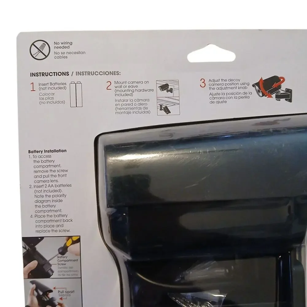 Power Gear Interior Exterior‎ Simulated Decoy Security Camera 40661 Two (2) Pack
